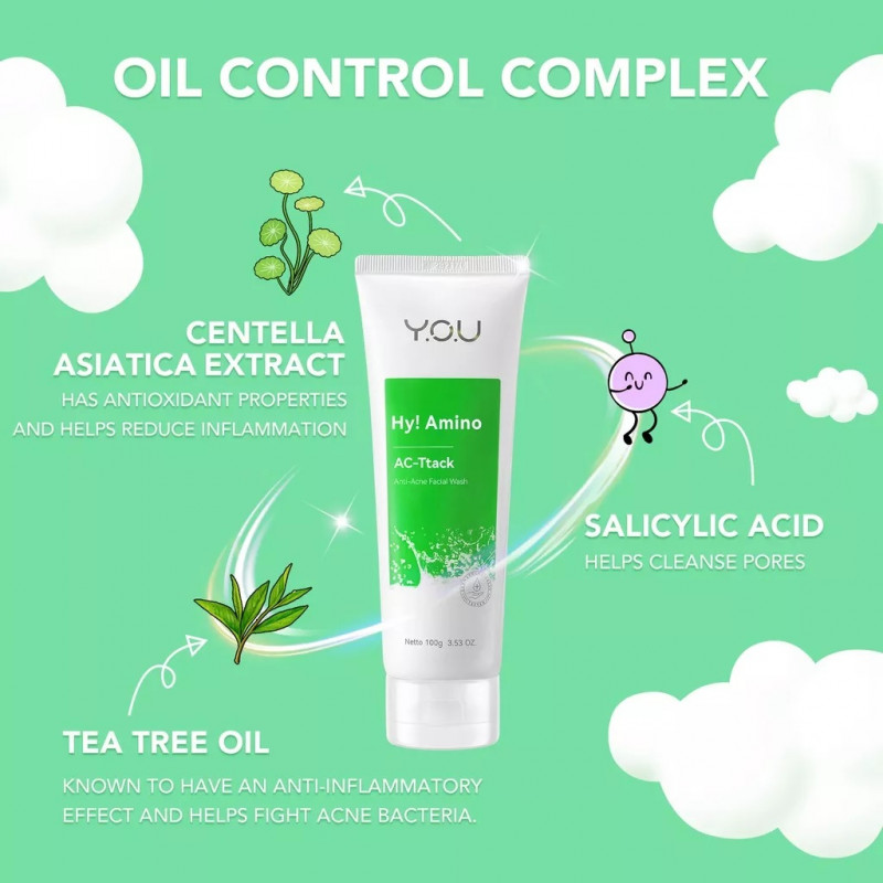 Review Facial Wash YOU Hy! Amino AC-Ttack Anti Acne