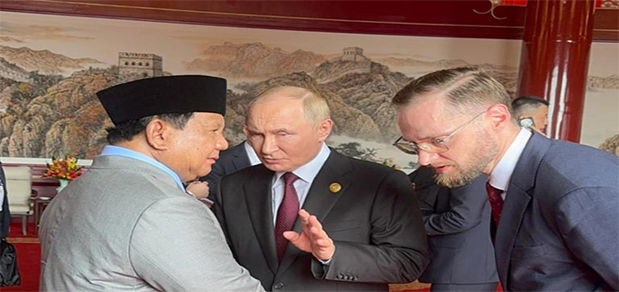 Prabowo dan Putin Bahas Perjalanan Bebas Visa Wisatawan